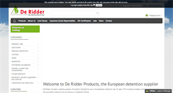 Desktop Screenshot of deridderproducts.com